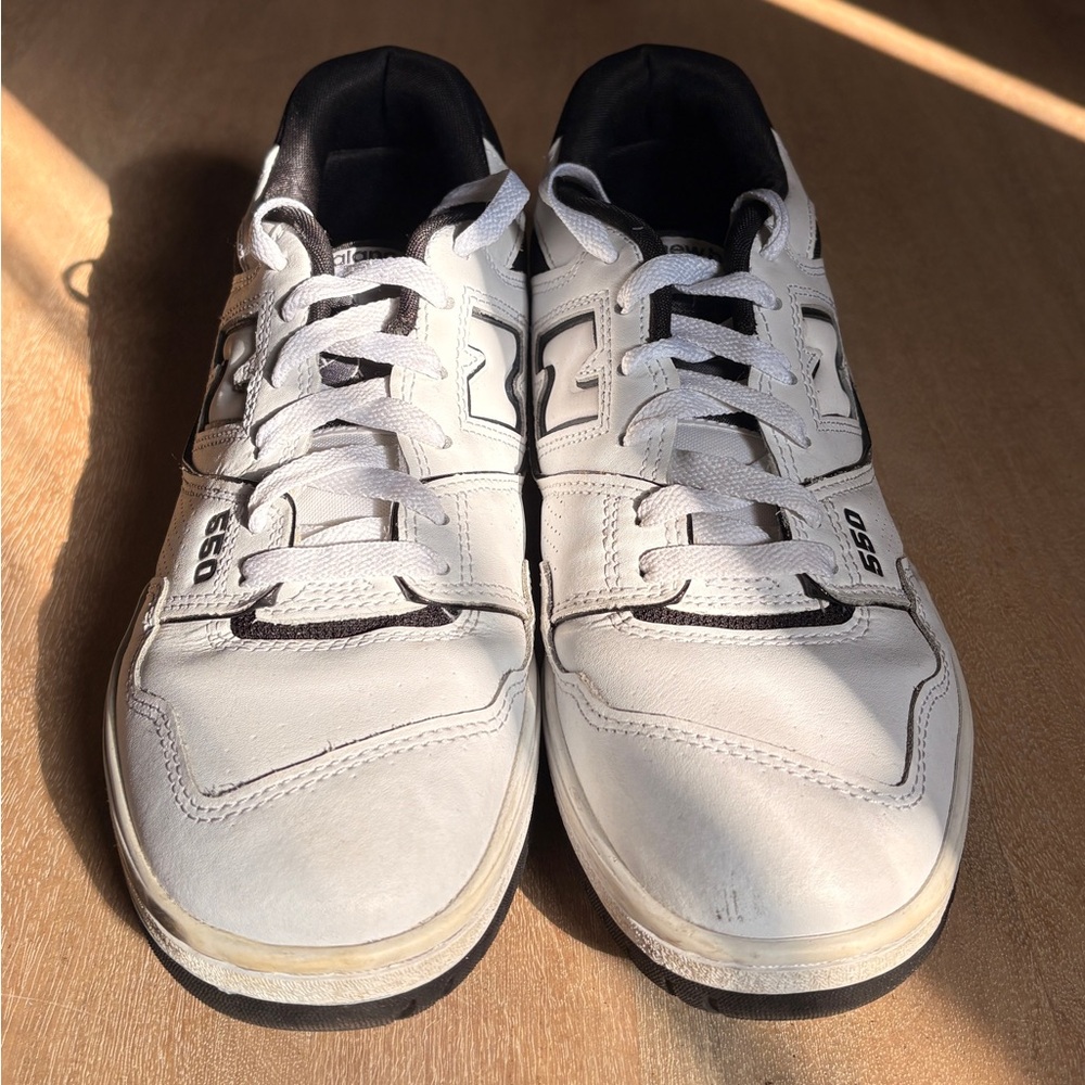 New Balance 550 White/Black Men’s Size 8.5